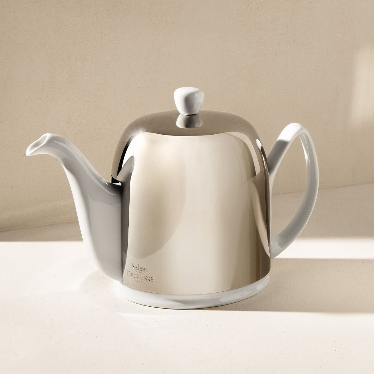 SALAM CLASSIQUE Tea pot 8 cups mirror bell