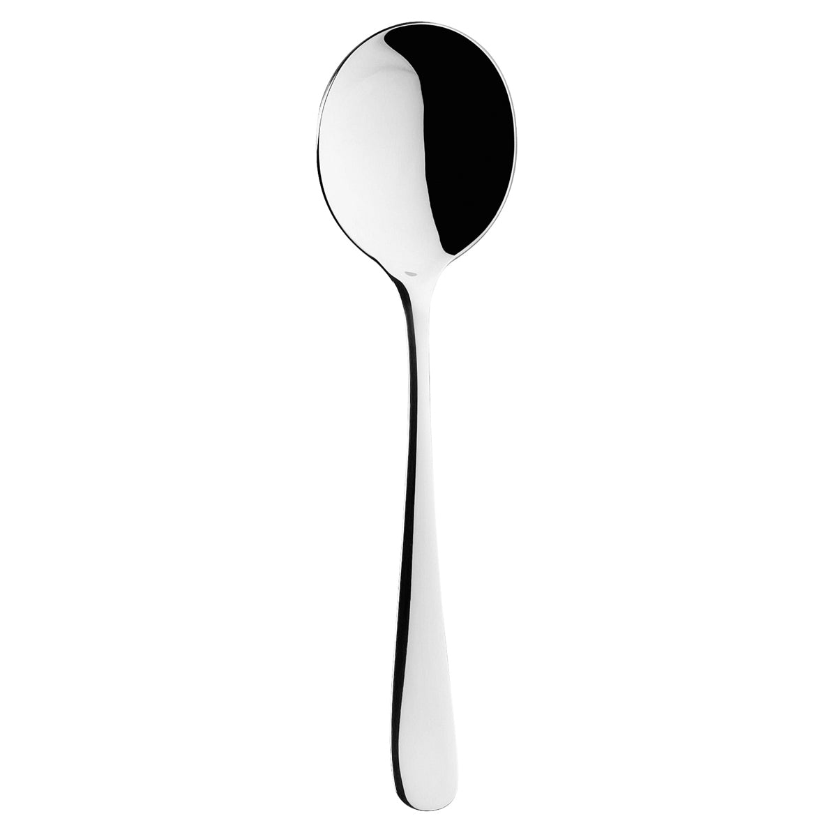 AQUATIC MIRROR FINISH  Bouillon spoon, round