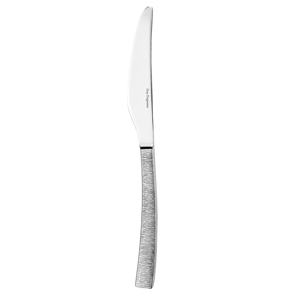 ASTREE CISELE MIRROR FINISH Table knife, 1 pc solid handle, serrated