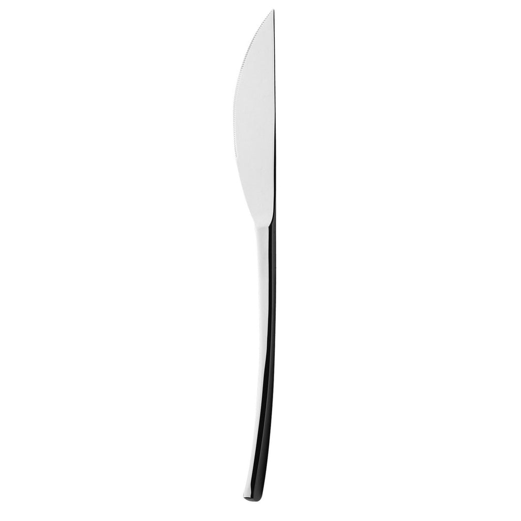 SOLSTICE MIRROR FINISH Table knife, 1 pc solid handle, serrated, n°1