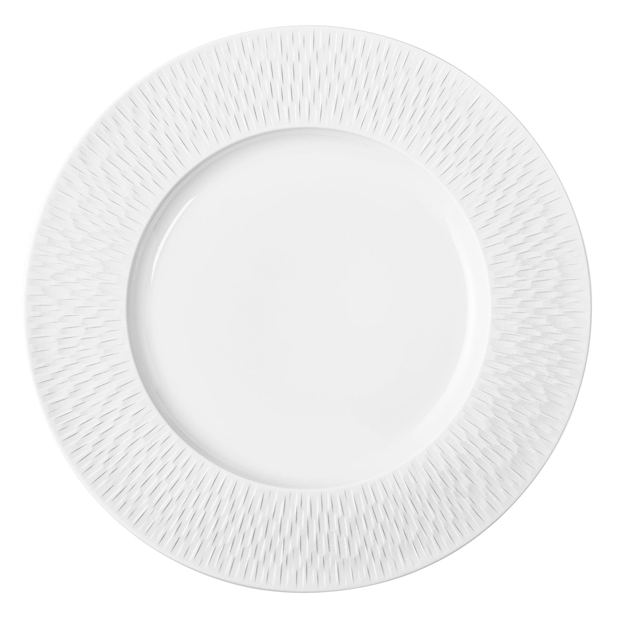 BOREAL SATIN WHITE Presentation plate 33 cm