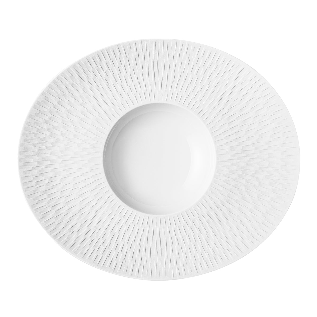 Image du produit: BOREAL SATIN WHITE Small bowl oval gourmet plate 30 cm x 26 cm