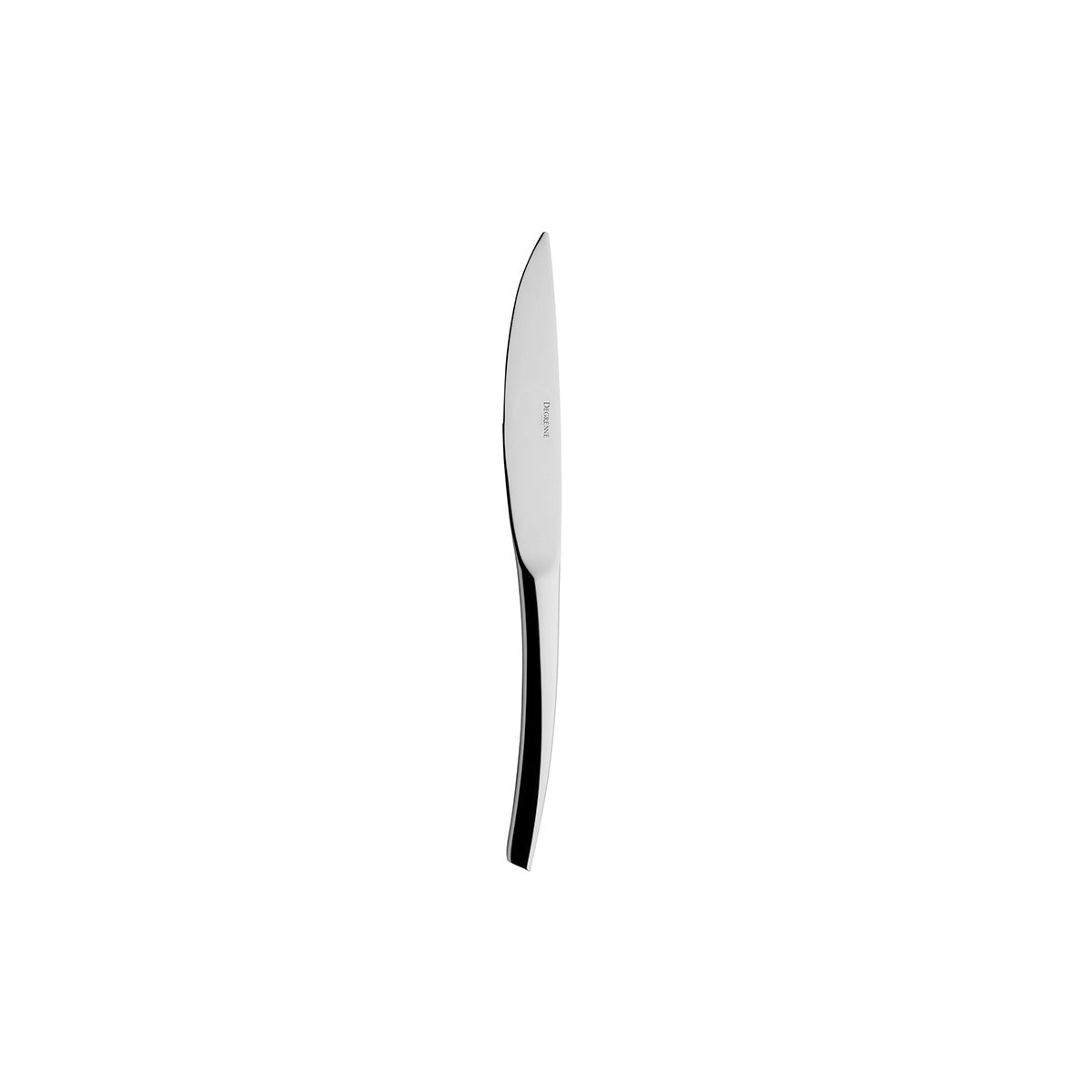 XY MIRROR FINISH Table knife, 1 pc solid handle, serrated
