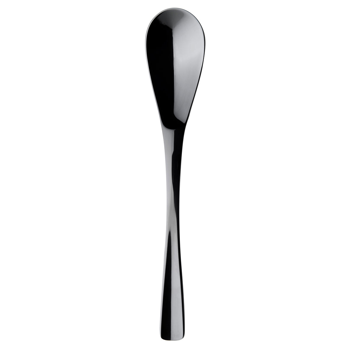 XY BLACK MIRROR FINISH Soup / Dessert spoon, oval