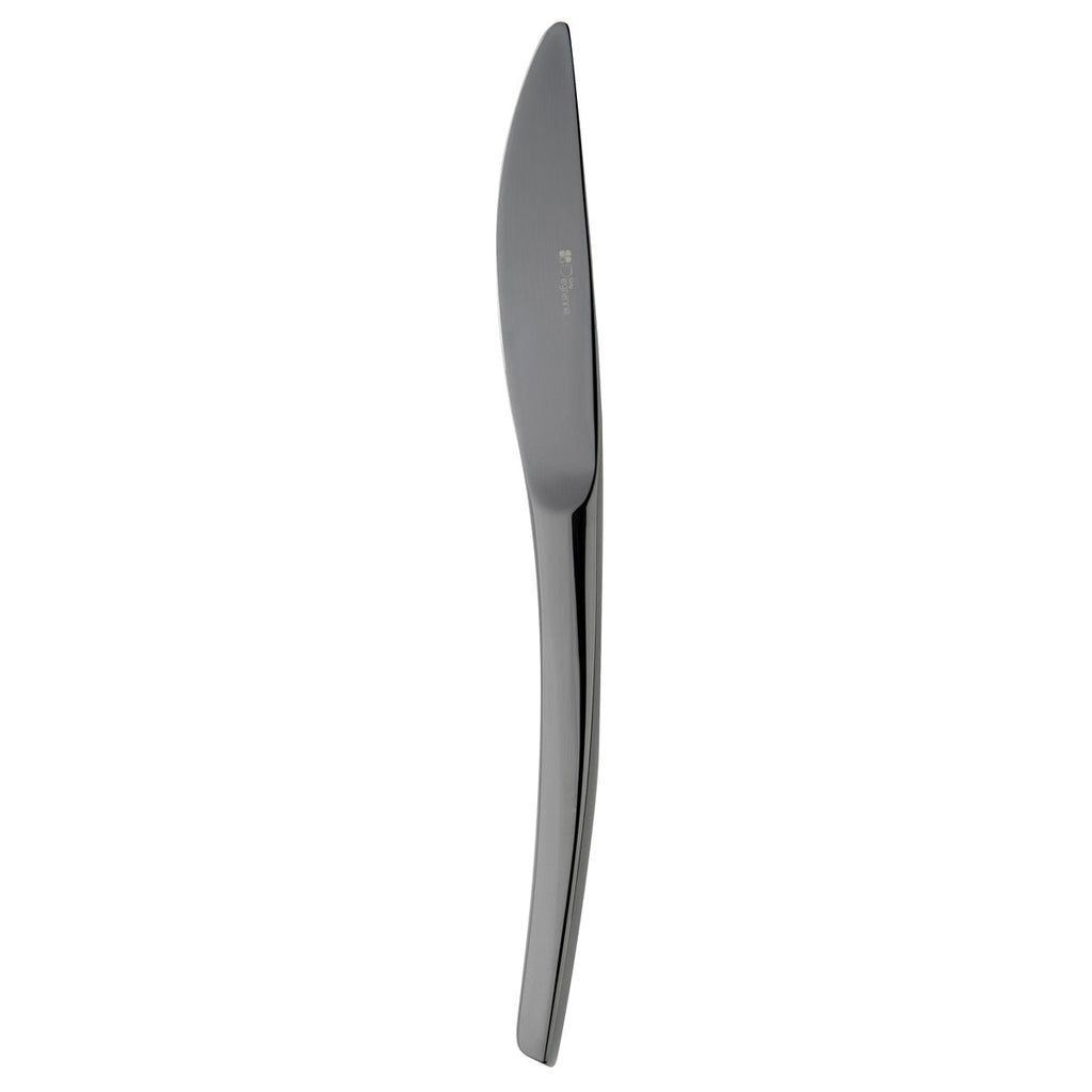 XY BLACK MIRROR FINISH Dessert knife, 1 pc solid handle
