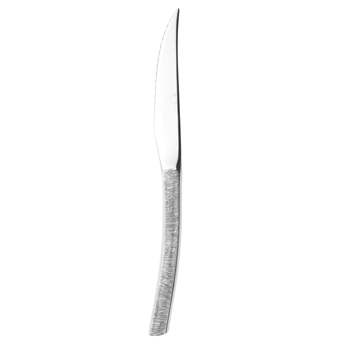 ASTREE CISELE MIRROR FINISH Steak knife, 1 pc solid handle, serrated
