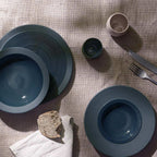 BAHIA BLUE STONE Plate 26 cm