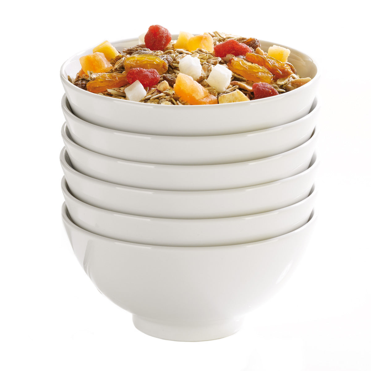 EVENTO Stackable bowl 13.5 cm . 5 in 5/16 white