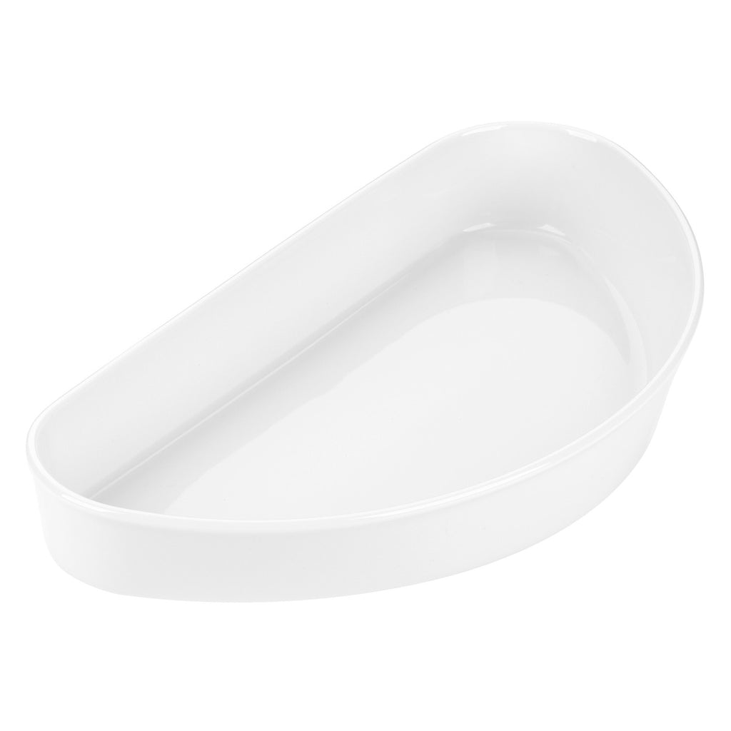 EVENTO WHITE 1/2 porcelain insert for chafing dish