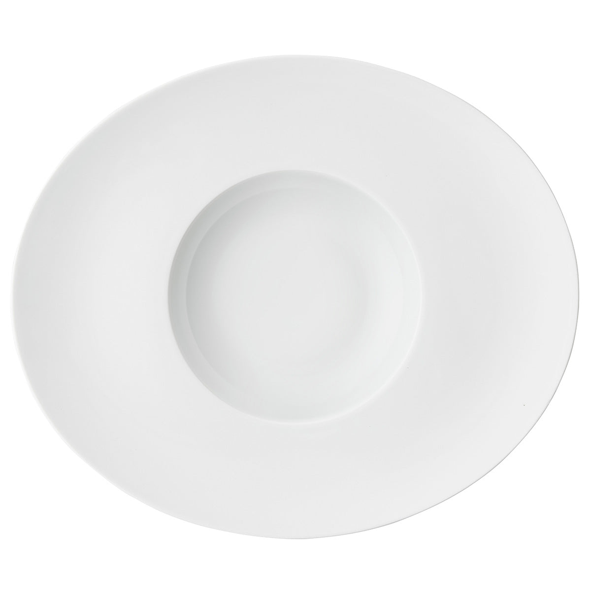 Image du produit: GOURMET WHITE Large bowl oval gourmet plate 32 cm x 27 cm