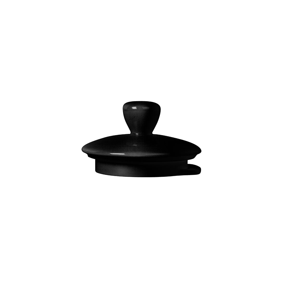 SALAM BLACK MAT FINISH Porcelan lid for tea pot 2/4 cups