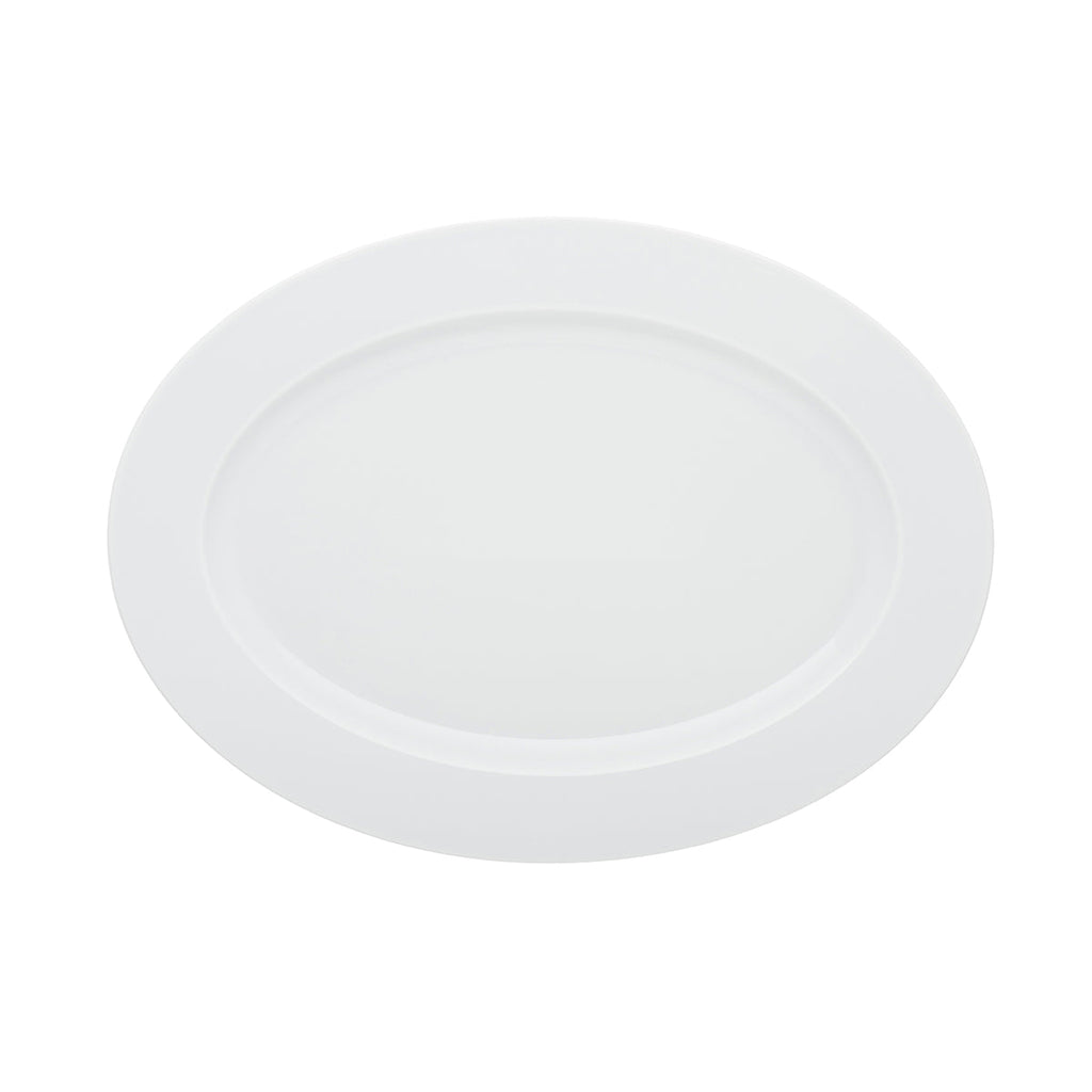 COLLECTION L WHITE Oval dish 36,5 x 26,5 cm