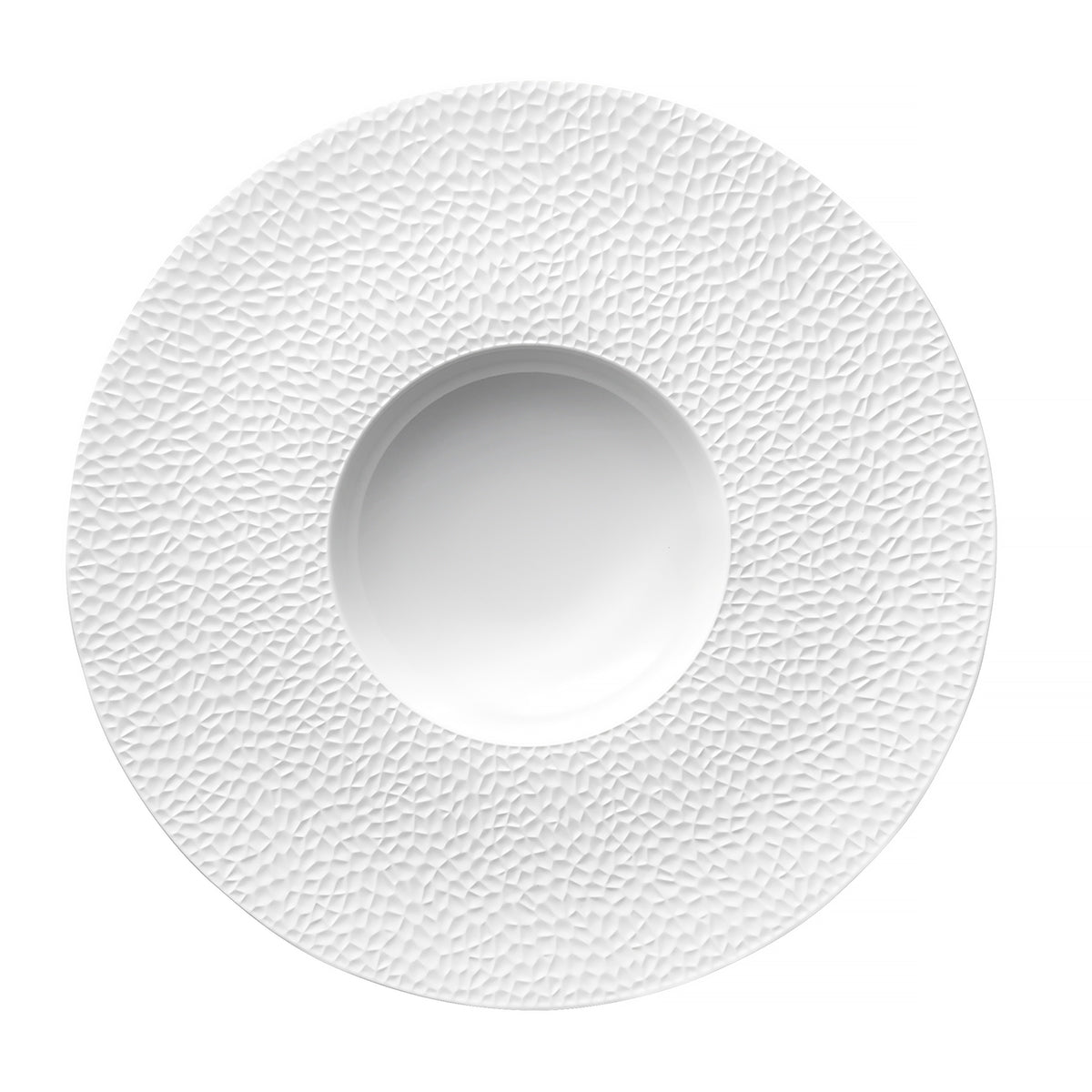 COLLECTION L FRAGMENT WHITE Small bowl gourmet plate 27.9 cm