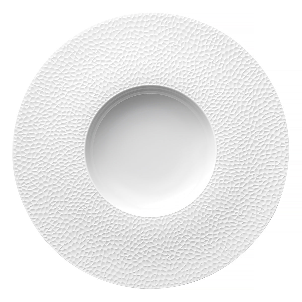 COLLECTION L FRAGMENT WHITE Large bowl gourmet plate 30 cm