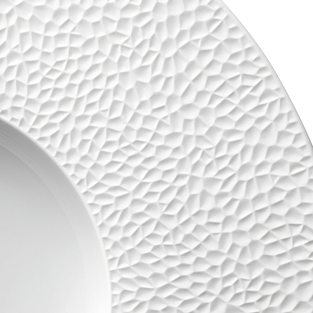 COLLECTION L FRAGMENT WHITE Large bowl gourmet plate 30 cm