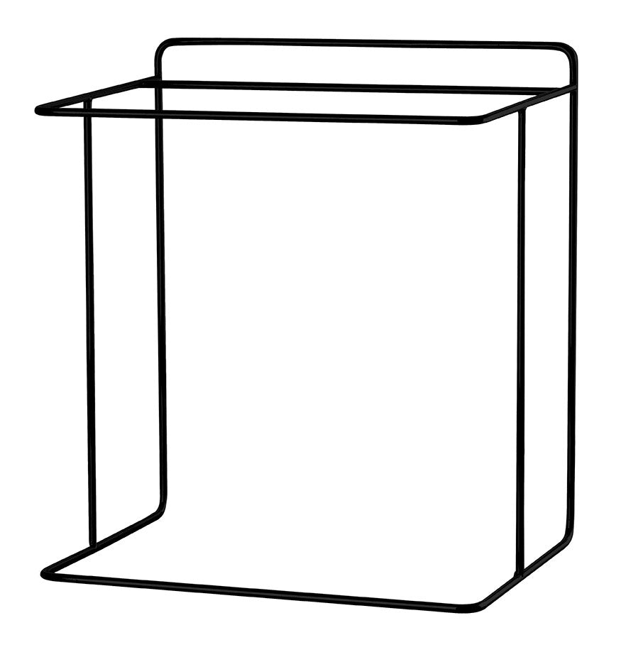 Image du produit: EVENTO Black rectangular tray 40x38x48.8 cm . 15 in 3/4x14 in 15/16x19 in 3/16 level 3