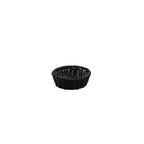 EVENTO Black individual round bread basket 18 cm . 7 in 1/16
