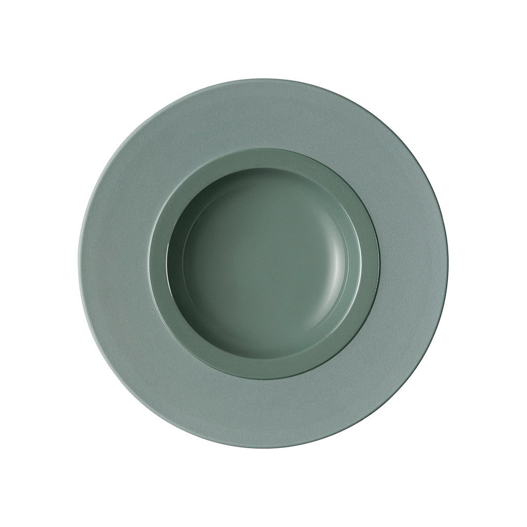 BAHIA GREEN CLAY Small bowl gourmet plate 23 cm