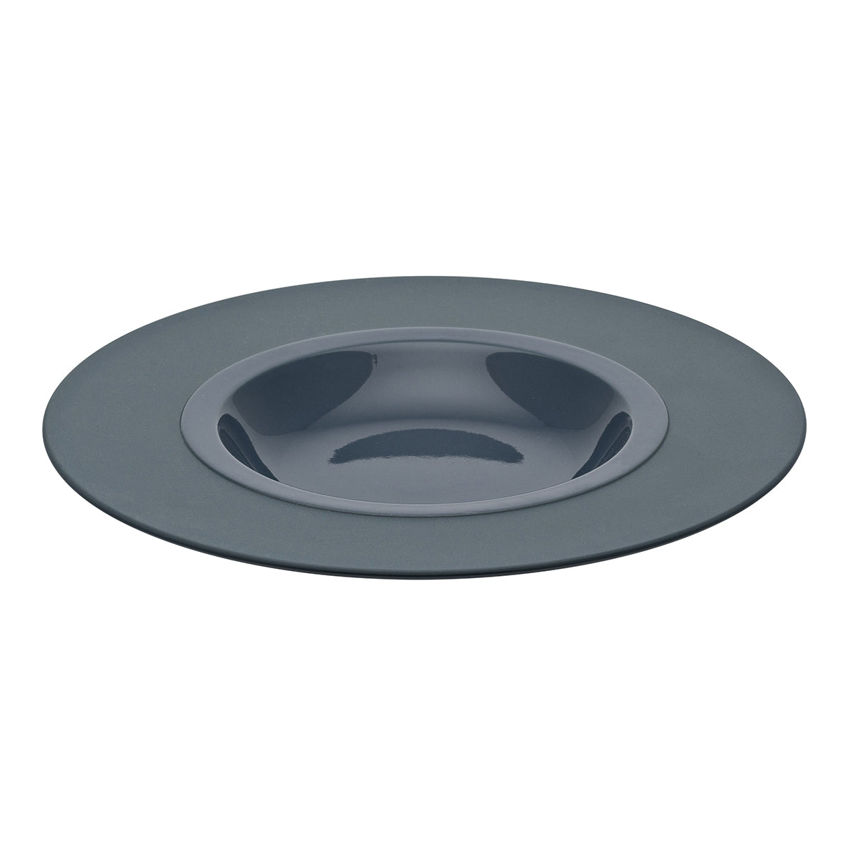 BAHIA BLUE STONE Large bowl gourmet plate 26 cm
