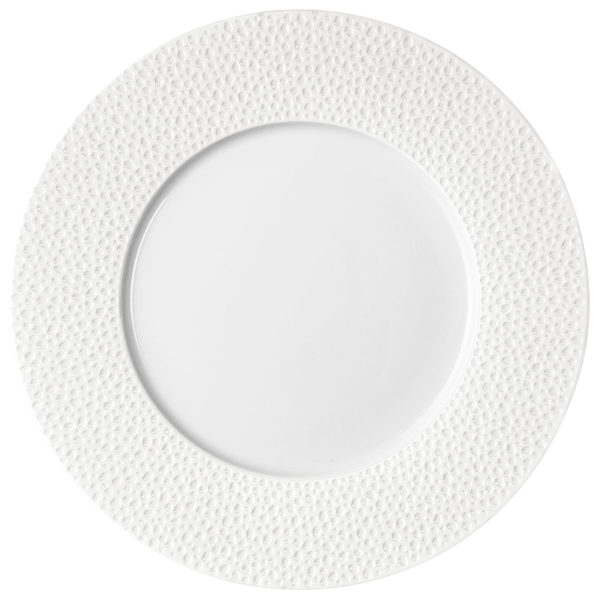 PERLES DE ROSEE BLANCHES Presentation plate 32 cm