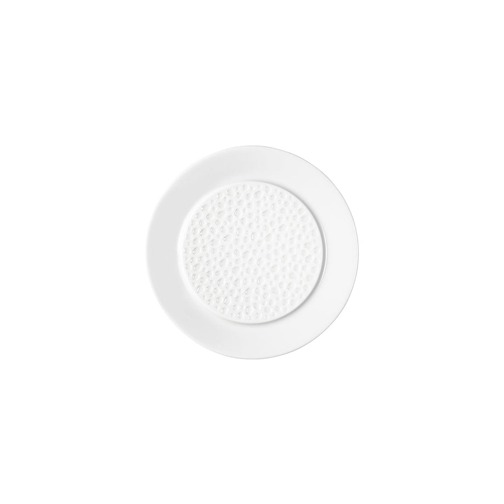 PERLES DE ROSEE BLANCHES Bread plate 14 cm