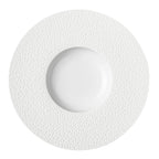 PERLES DE ROSEE BLANCHES Large bowl gourmet plate 30 cm