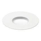 PERLES DE ROSEE BLANCHES Large bowl gourmet plate 30 cm