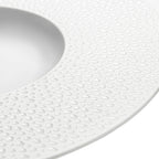 PERLES DE ROSEE BLANCHES Large bowl gourmet plate 30 cm
