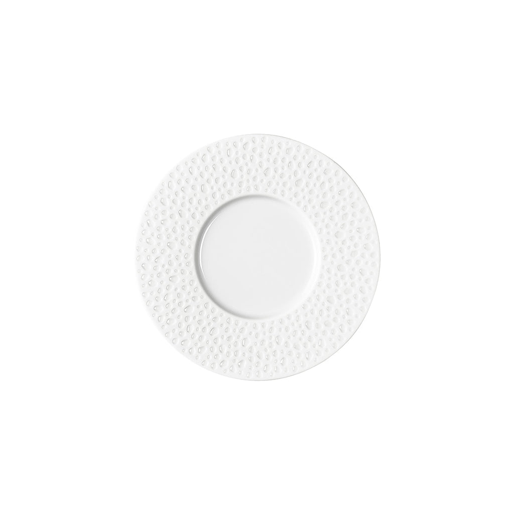 PERLES DE ROSEE BLANCHES Tea/coffee saucer 15,8 cm