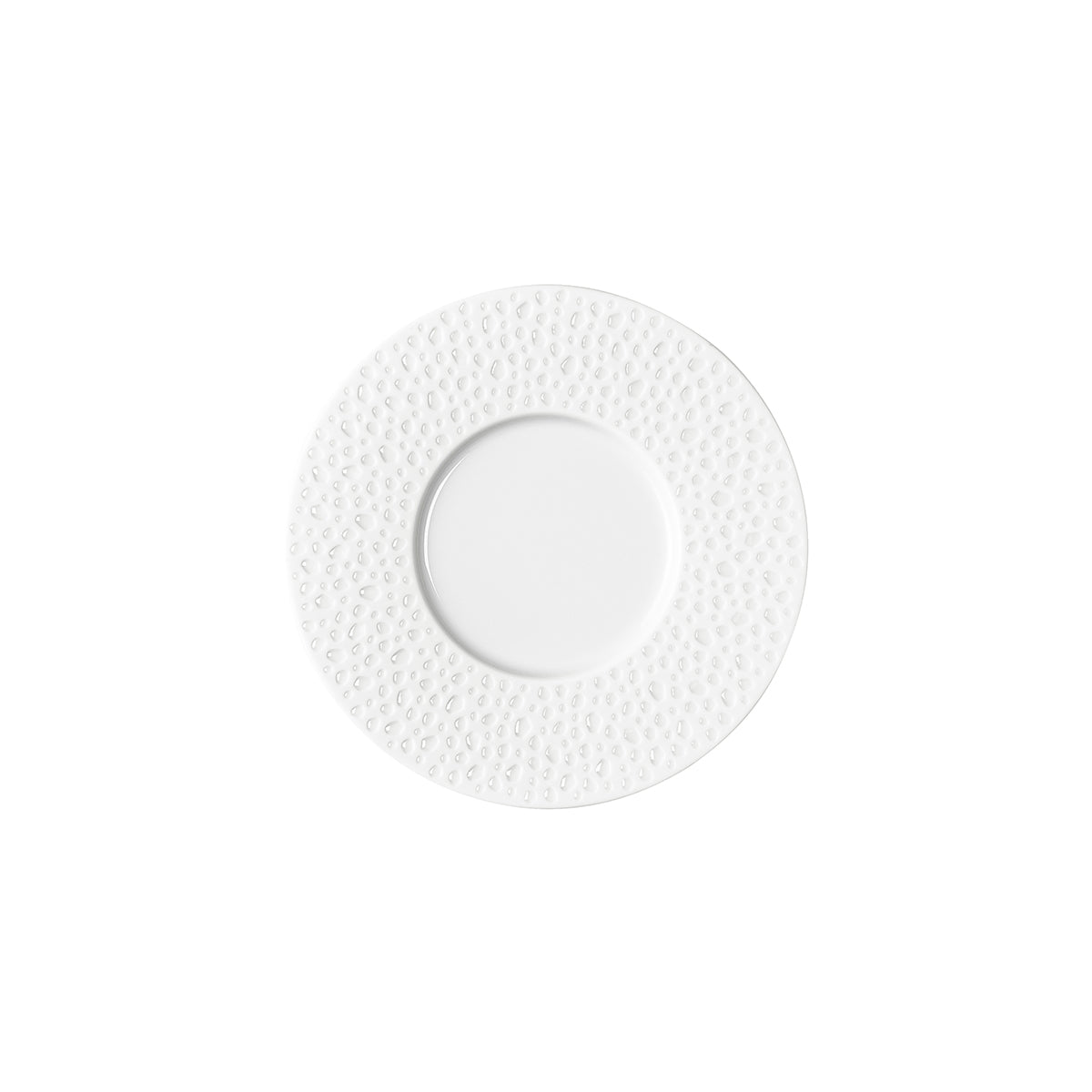PERLES DE ROSEE BLANCHES Tea/coffee saucer 15,8 cm