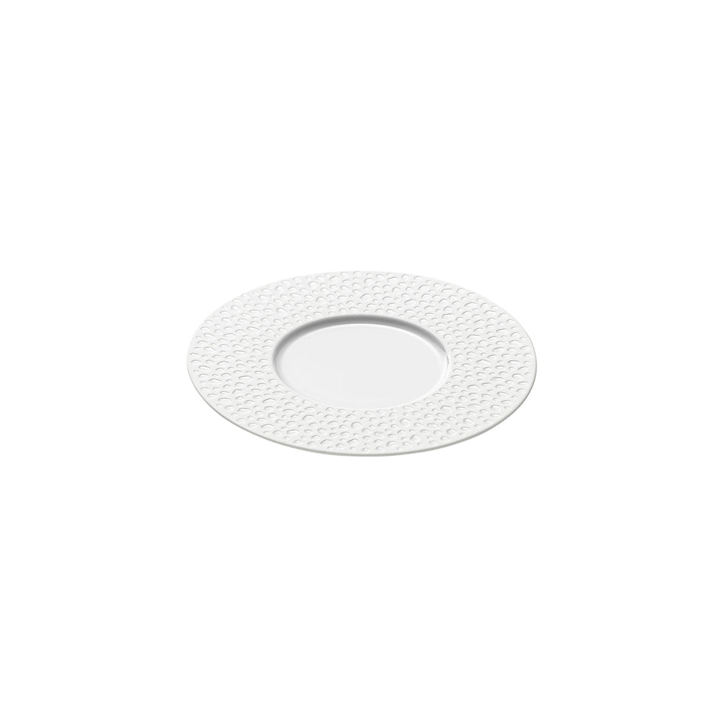PERLES DE ROSEE BLANCHES Tea/coffee saucer 15,8 cm