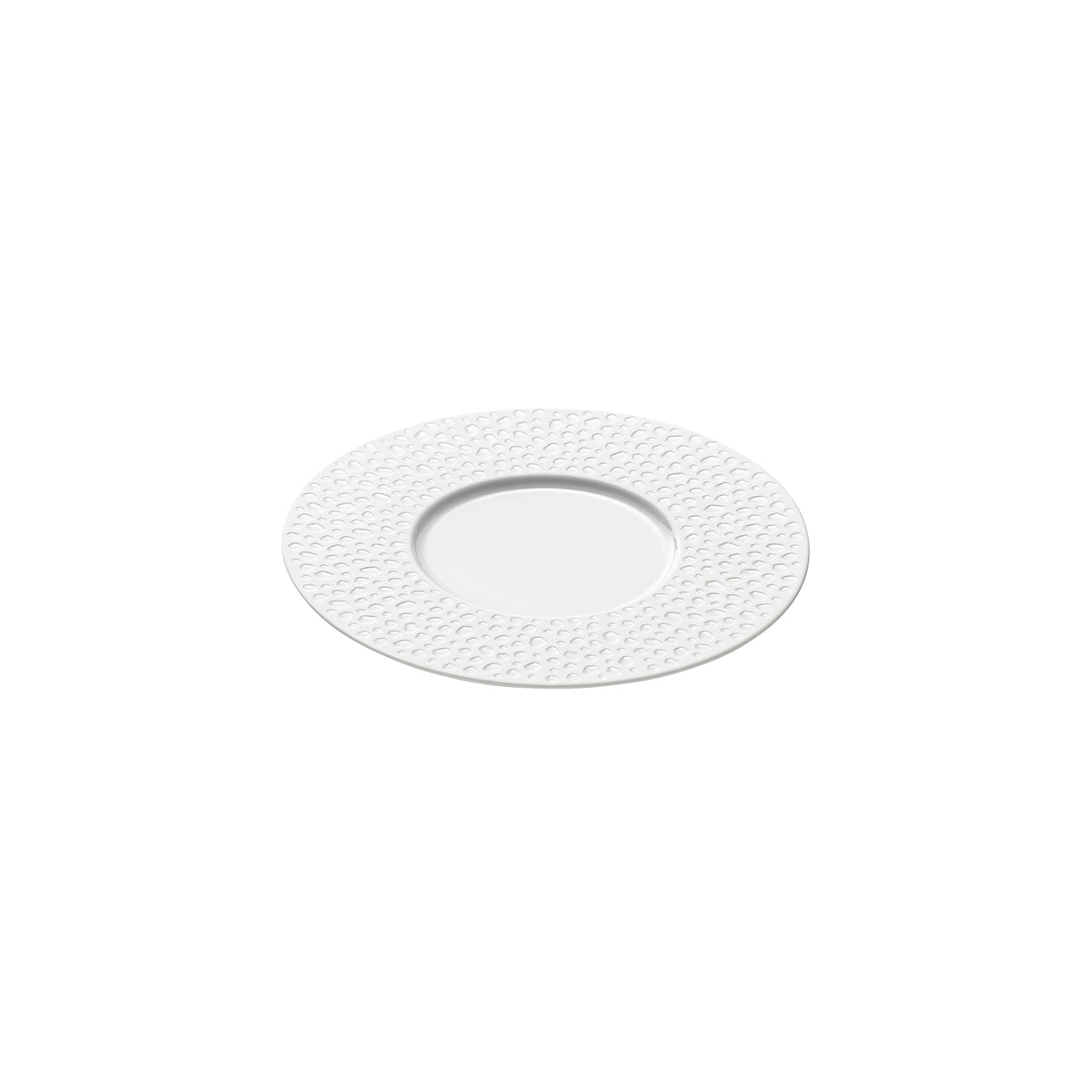 PERLES DE ROSEE BLANCHES Tea/coffee saucer 15,8 cm