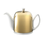 SALAM WHITE EXPORT Tea pot 6 cups gold bell