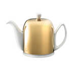 SALAM WHITE EXPORT Tea pot 6 cups gold bell