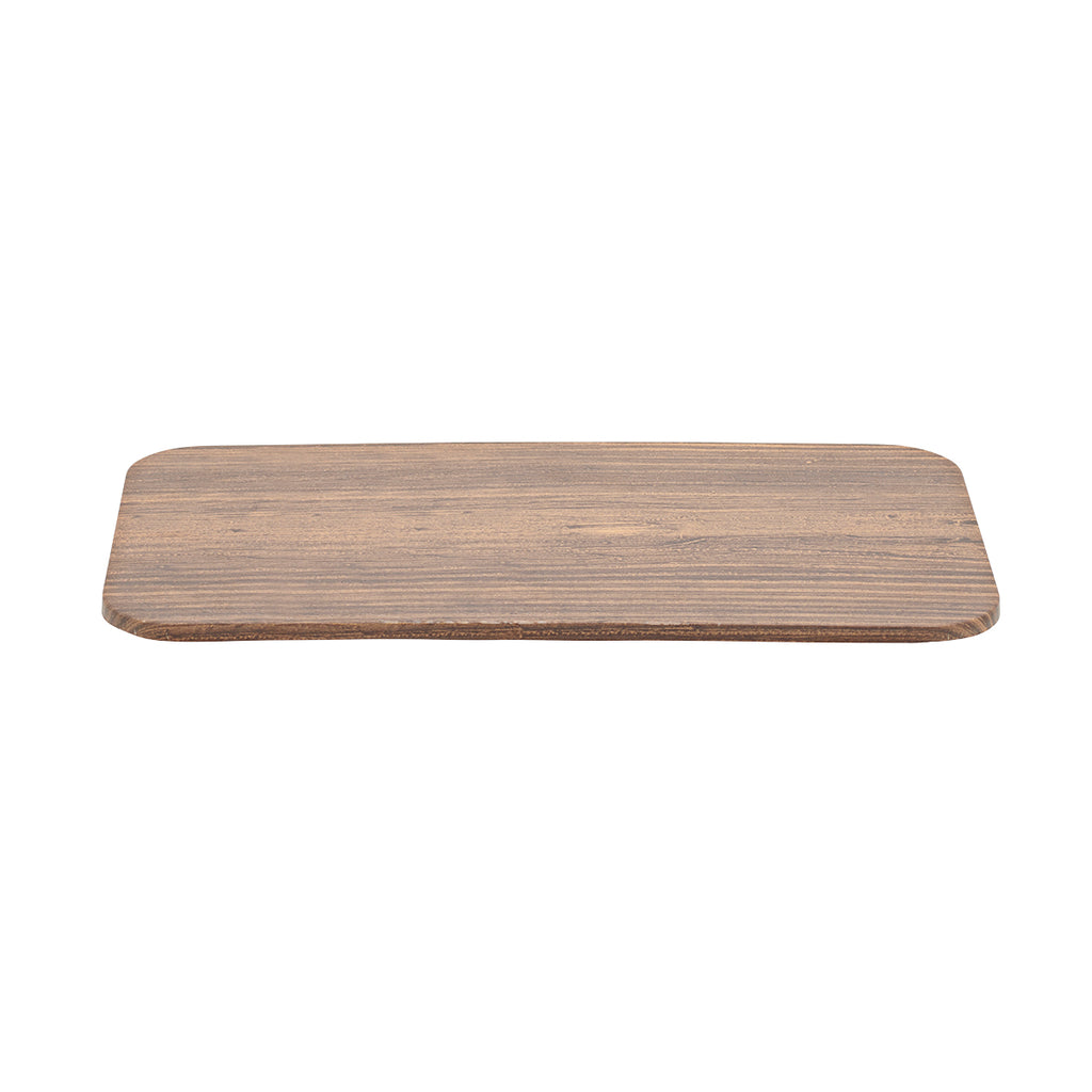 EVENTO Wood melamine gn 1/3 tray 17.5x32.5 cm . 6 in 7/8x12 in 13/16