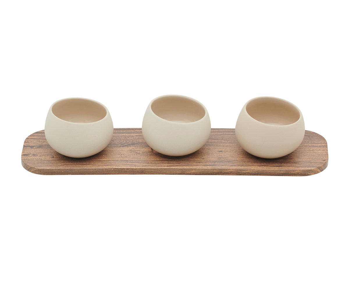 EVENTO Wood melamine gn 1/6 tray 3 holes 8.7x32.5 cm. 3 in 7/16x12 in 13/16