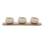EVENTO Wood melamine gn 1/6 tray 3 holes 8.7x32.5 cm. 3 in 7/16x12 in 13/16