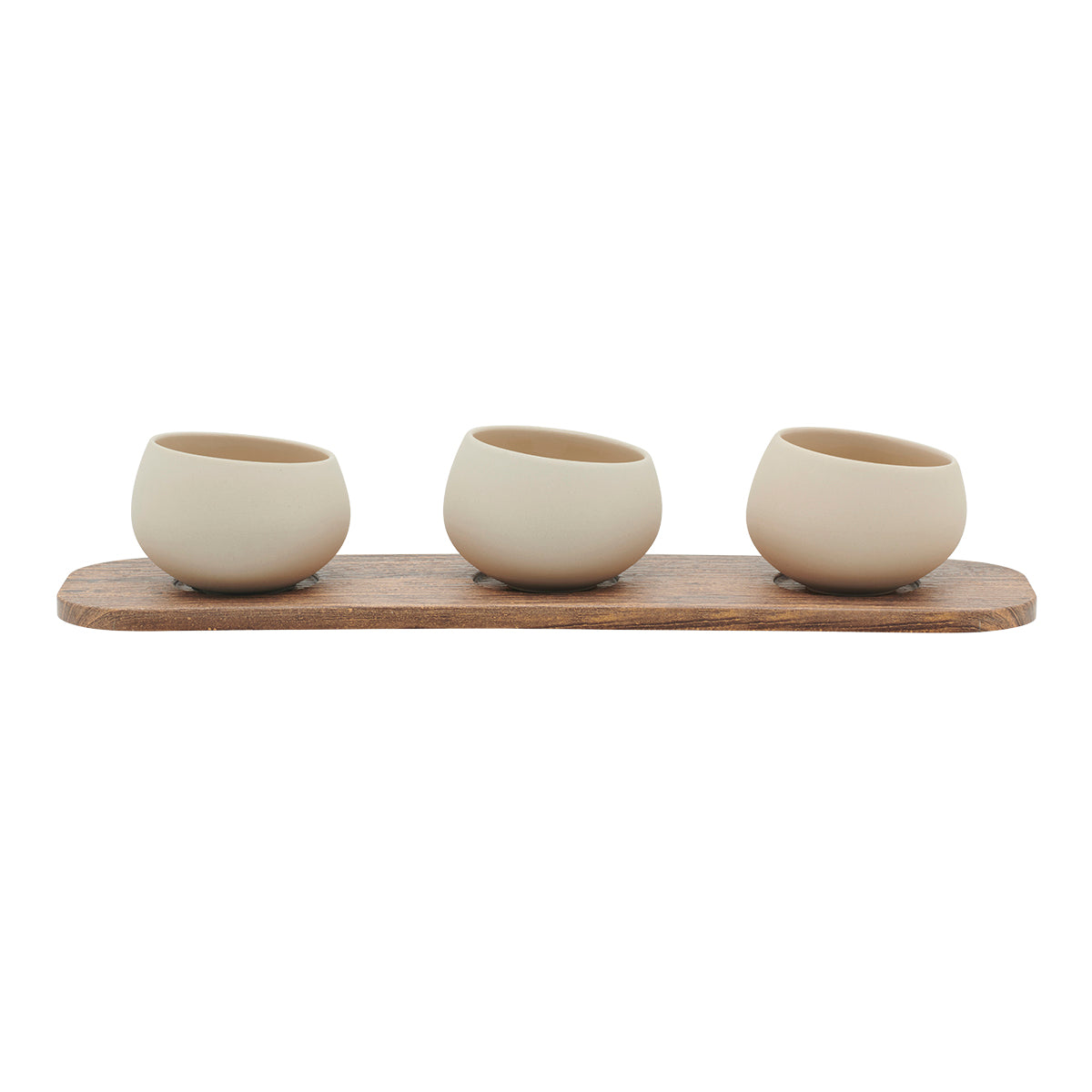 EVENTO Wood melamine gn 1/6 tray 3 holes 8.7x32.5 cm. 3 in 7/16x12 in 13/16