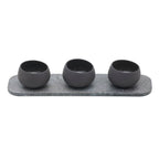 EVENTO Tone melamine gn 1/6 tray 3 holes 8.7x32.5 cm. 3 in 7/16x12 in 13/16