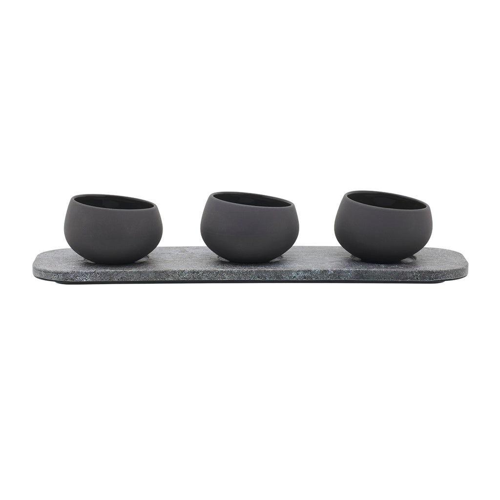 EVENTO Tone melamine gn 1/6 tray 3 holes 8.7x32.5 cm. 3 in 7/16x12 in 13/16