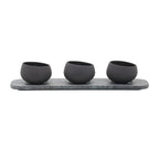 EVENTO Tone melamine gn 1/6 tray 3 holes 8.7x32.5 cm. 3 in 7/16x12 in 13/16