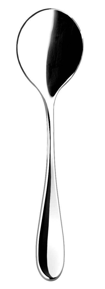 ONDE MIRROR FINISH Bouillon spoon, round