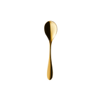 ONDE GOLD FINISH Soup / Dessert spoon, oval