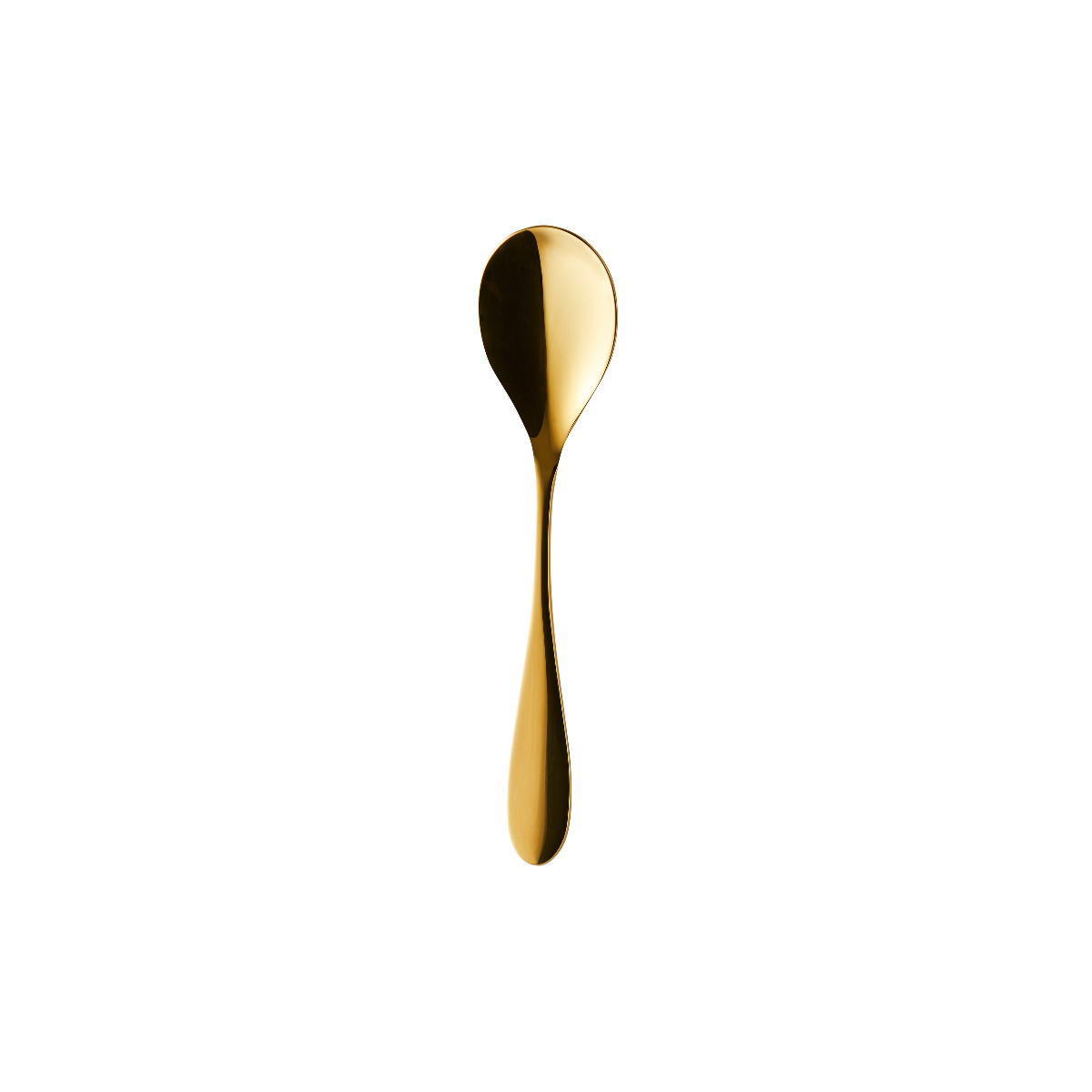 ONDE GOLD FINISH Soup / Dessert spoon, oval