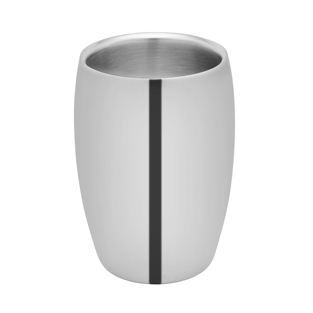 NEWPORT BAR Curved double wall wine cooler stainless steel mirror finish