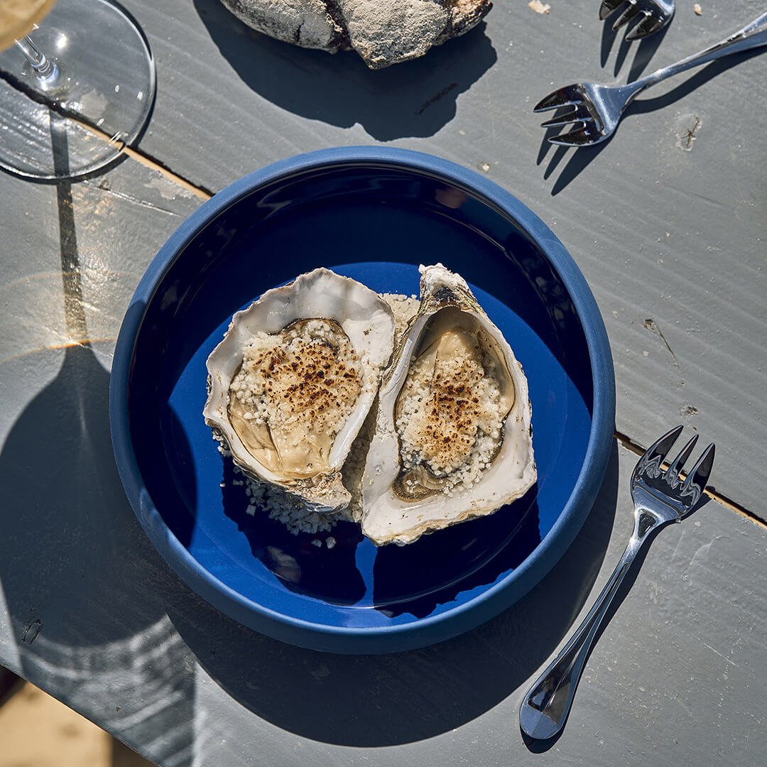 GOURMET BLUE Large casserole 22 cm