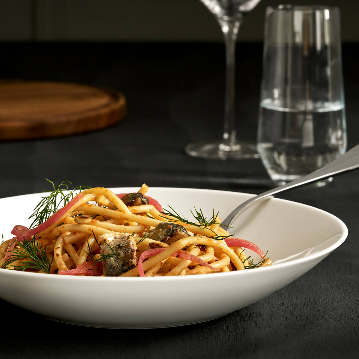 MODULO WHITE Round cereal plate 24cm