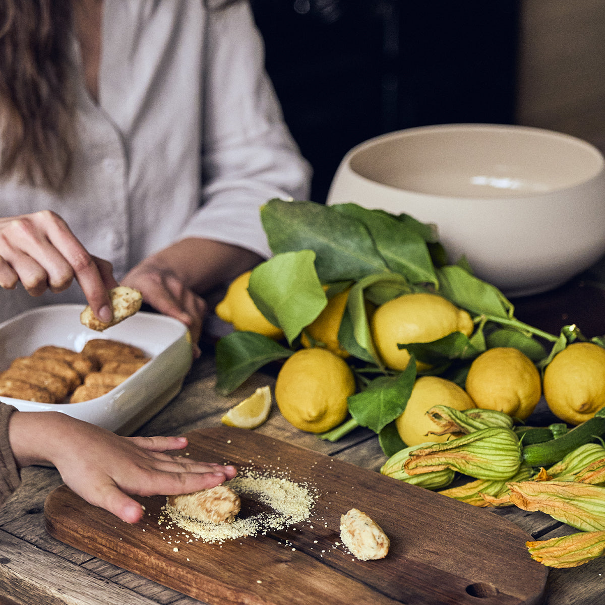 BAHIA BEIGE DUNE Salad bowl 28 cm