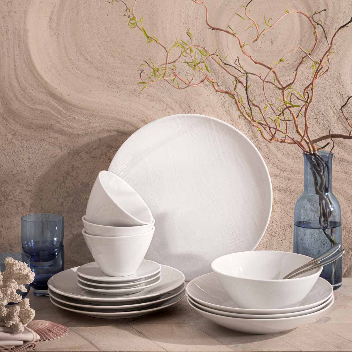 RIVAGE WHITE Dessert plate 24cm