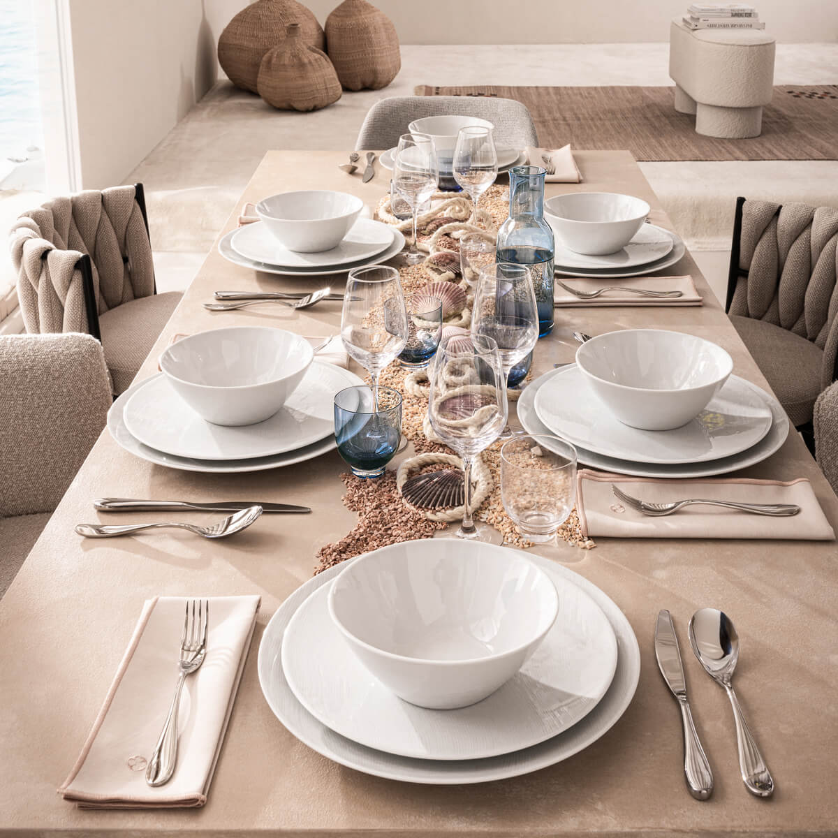 RIVAGE WHITE Dinner plate 27.9cm